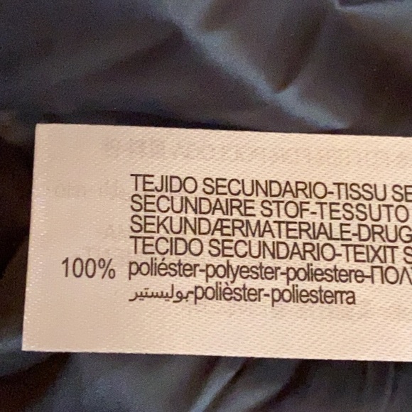 NWT. Zara Black Water Repellent Padded Jacket. Size S. - Picture 10 of 13